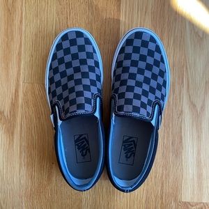 Black & Gray Checkered Vans